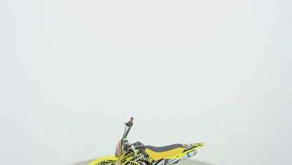 49cc Kids Pit Bike - Twist and Go, No Gears - Yellow Child's Off-Road Dirt Bike - Ages 6-14 - Max Speed 35 km/h - High Strength Steel Frame - Wear-Resistant Tyres